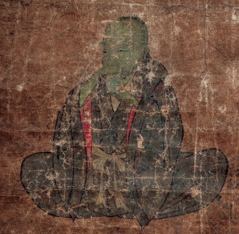 蜂谷家に伝わる志野宗信の画像。志野流香道の開祖で号は松隠軒。