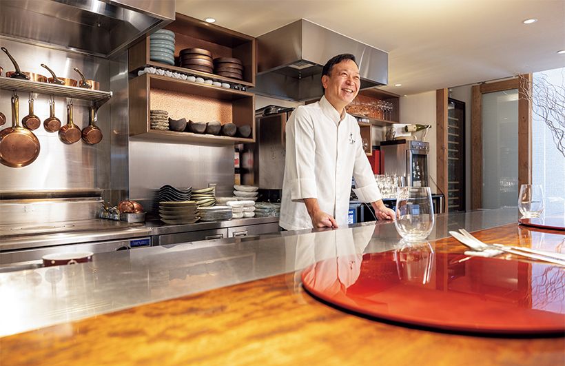 独創的な料理で注目される 中土征爾シェフ。