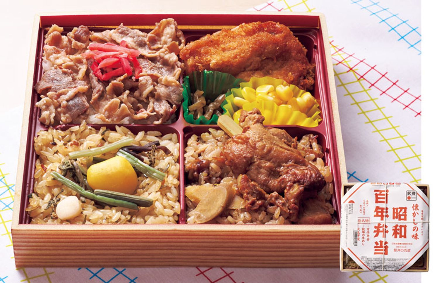 【山梨県】昭和に愛された人気駅弁の味を食べ比べ 昭和百年弁当