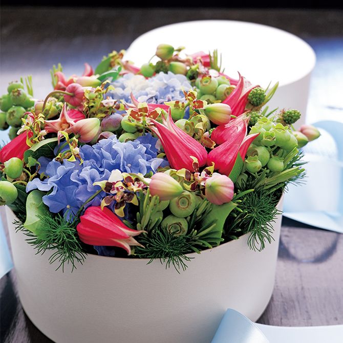 贈り花ならボックスアレンジもおすすめです