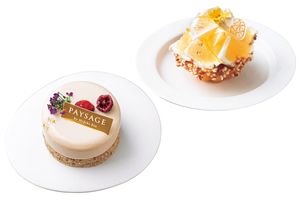 旬の果物を使った繊細なスイーツが並ぶ「ペイサージュ代官山本店」