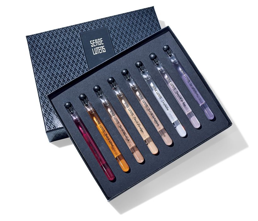 ブランドを代表する8つの香りは、見た目も鮮やかで心が華やぎます。セルジュ･ルタンス ディスカバリーキット 4ミリリットル×8 1万450円（数量限定）／ザ・ギンザ