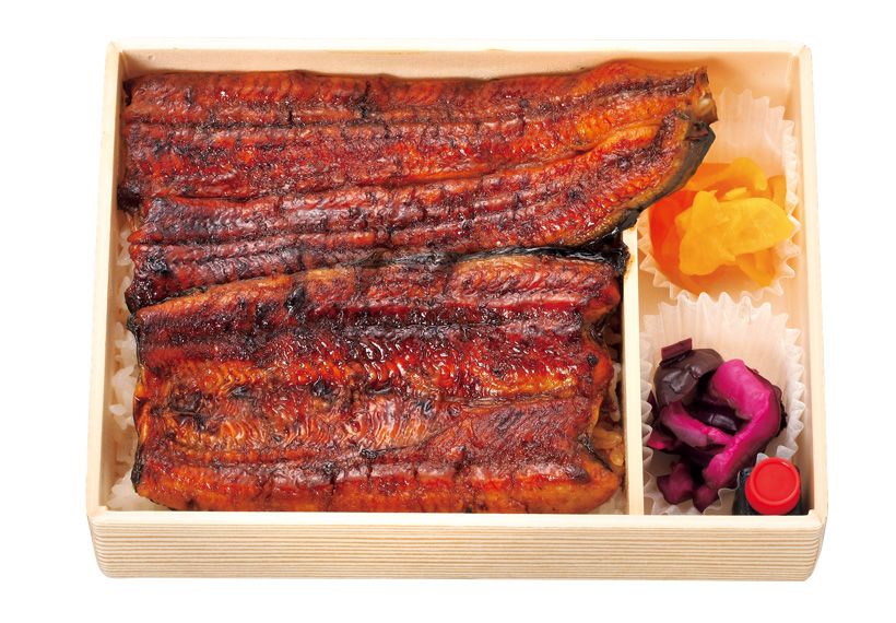 丸浜のうなぎ弁当「家康」。