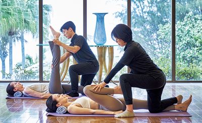 自らの体の現状への認識を促す「パーソナルストレッチ」。