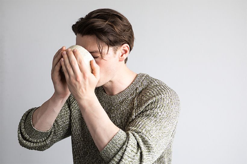 はじめての自服とは思えないほど、お茶を飲む姿も堂に入った様子です。