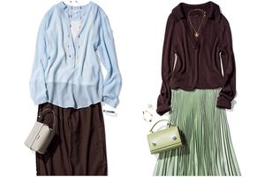 トレンド色の一つ「ダークブラウン」の今年らしい着こなし術