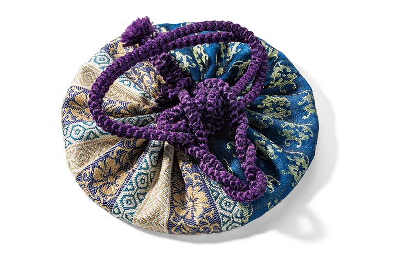 連載「季節の香りを聞く」7月〈志野袋〉朝顔