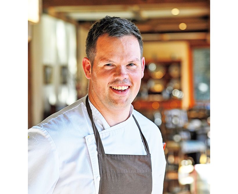 エグゼクティブシェフのダン・レイノルズさん。イギリス、カナダでの修業経験を持つ。