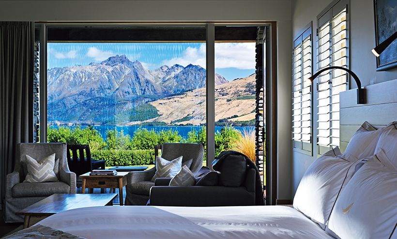 ヴィラ棟の一室。