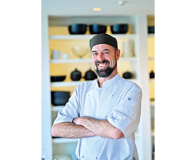 エグゼクティブシェフのジョナサン・ロジャースさんは14年目のベテラン。