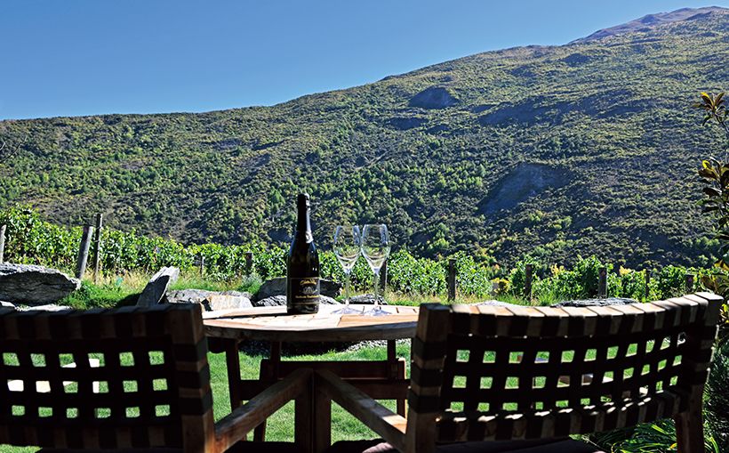 宿泊施設のテラス。