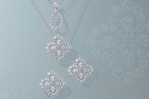 伝説のペアシェイプをオマージュした「ハリー・ウィンストン」のモダンジュエリー