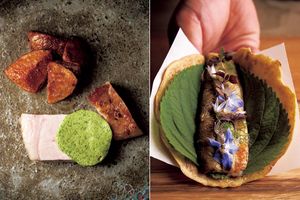 森で出合った旬の食材を、薪火料理で。食通も注目する軽井沢「MANO」へ