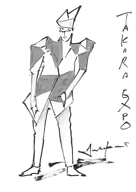 コシノジュンコさんによるデザイン画。(c)ミルボン