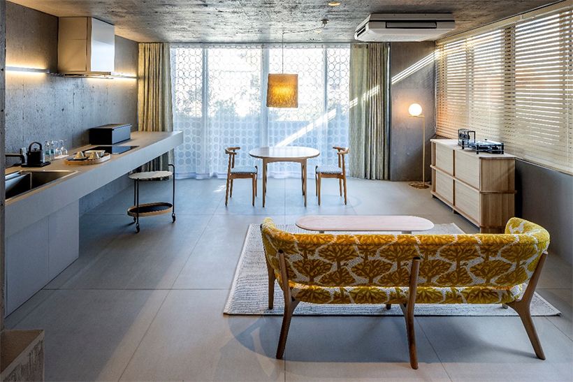 光を意味する「valo（ヴァロ）」。イエローが基調のあたたかな雰囲気。©Shinya Kigure