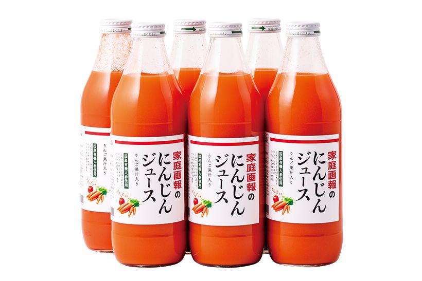家庭画報のにんじんジュース 6本組