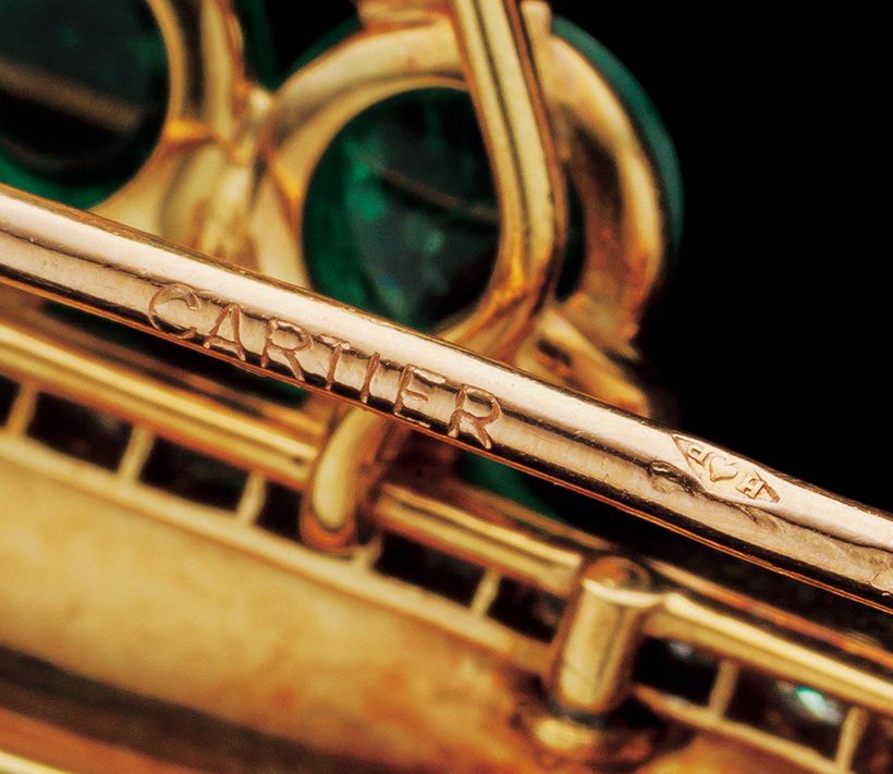 カルティエ 作　フルーツ・ボール・ブローチ