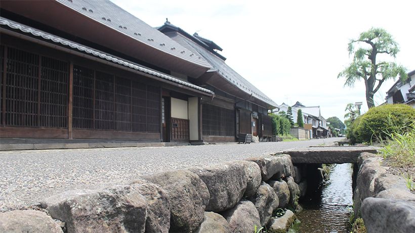北国街道の宿場町である海野宿