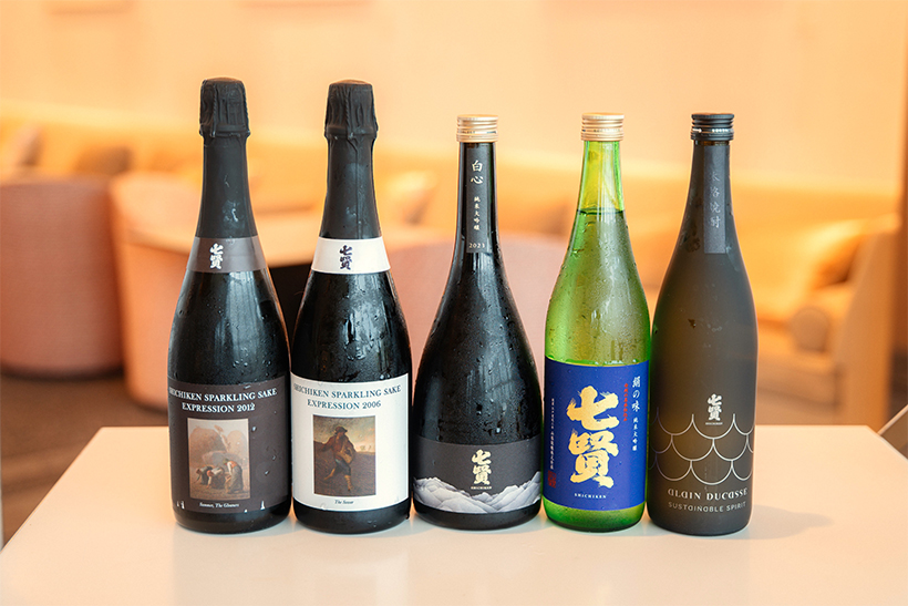 山梨の酒蔵が世界へ発信する、熟成スパークリング日本酒。七賢