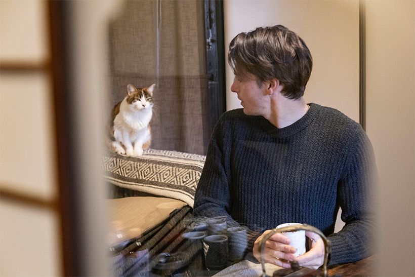 コーヒーはもちろん、メちゃんも僕を癒してくれる大切なパートナーです。