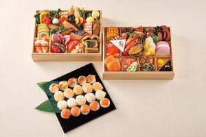 【新登場！】全54品の二段重と手まり寿司をセットに「家庭画報オリジナル　和二段＋彩り手まり寿司」