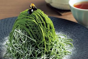 今までにない口溶け！　極細のクリームを絹糸のように重ねた抹茶モンブランを「神楽坂茶寮」で