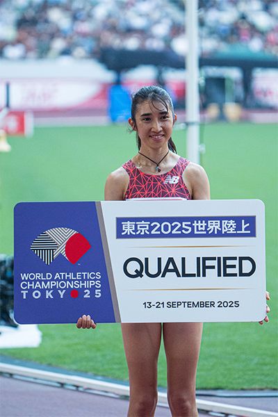 ワールドアスレティックスが設定する参加標準記録を突破していたため、7月の日本選手権では3位以内の入賞で代表内定だったところ、2種目とも優勝して、世界陸上出場に花を添えた。