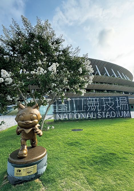 国立競技場にトップアスリートたちが大集結。