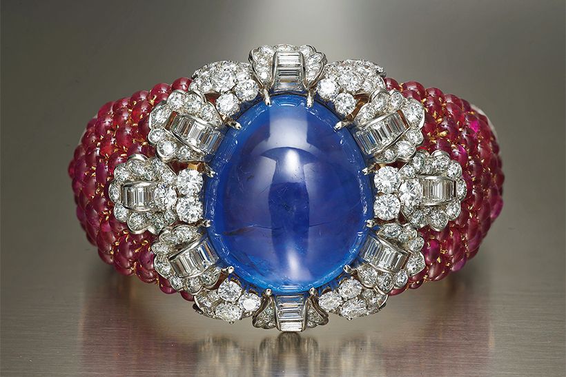 《バングル》 ゴールド、プラチナ、ルビー、サファイア、ダイヤモンド 1954-55 年 ブルガリ・ヘリテージ・コレクション