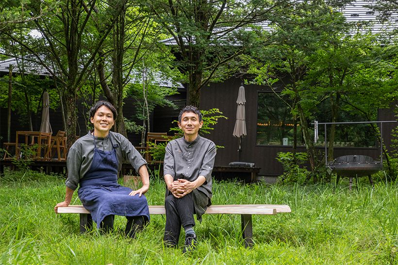 兄の茂一郎さんは、北海道洞爺湖「ミシェルブラス トーヤジャポン」でソムリエとしてキャリアを重ね、ニュージーランドでさらに修業し数々の賞を受賞。弟の浩平さんは北部フランスの2つ星レストラン「ラ・グルヌイエール」で料理の腕を磨き、帰国後は国内最大級の若き料理人のコンペティション「RED U-35 2021」にて2021年にグランプリを受賞。