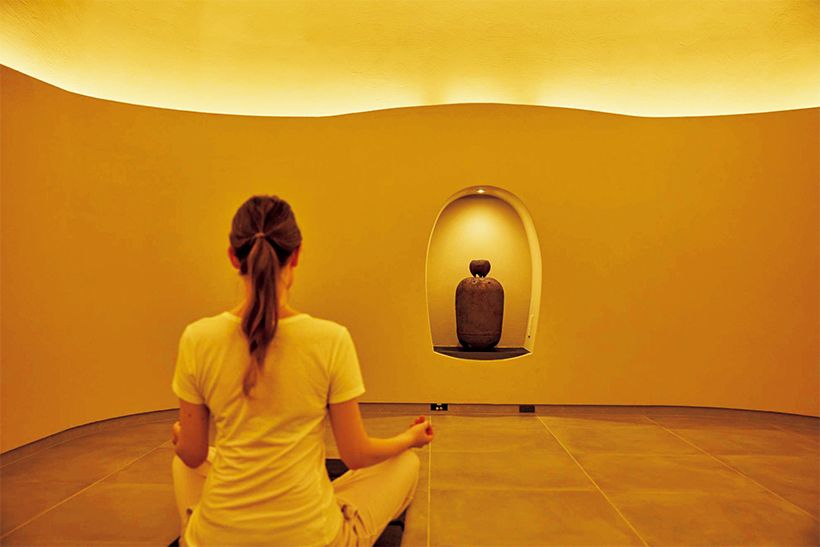 宿泊者は無料で利用できる「メディテーションルーム」（※事前予約制、イベント開催日以外）。