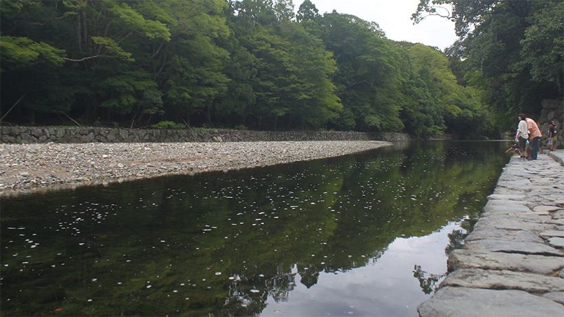 伊勢神宮の御手洗