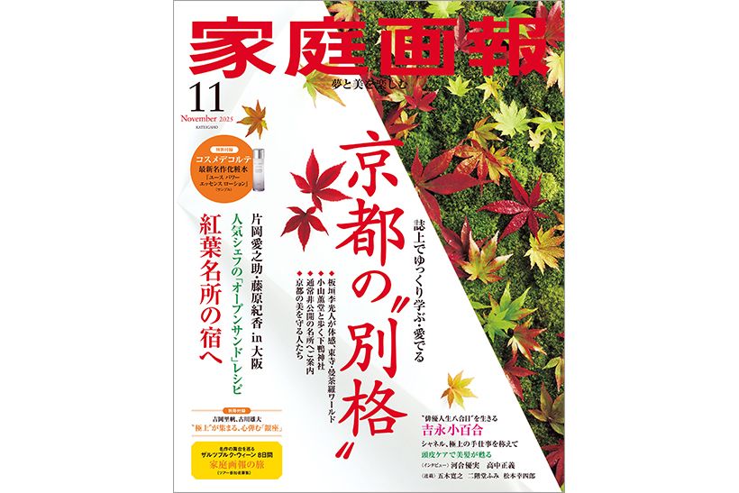 家庭画報 2025年11月号(通常サイズ版)