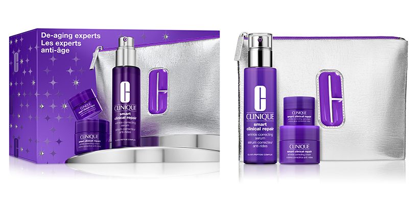 内容：スマートリペアセラム 50mL（現品）、スマートリペアクリーム 15mL、スマートリペアアイクリーム 5mL、オリジナルポーチ