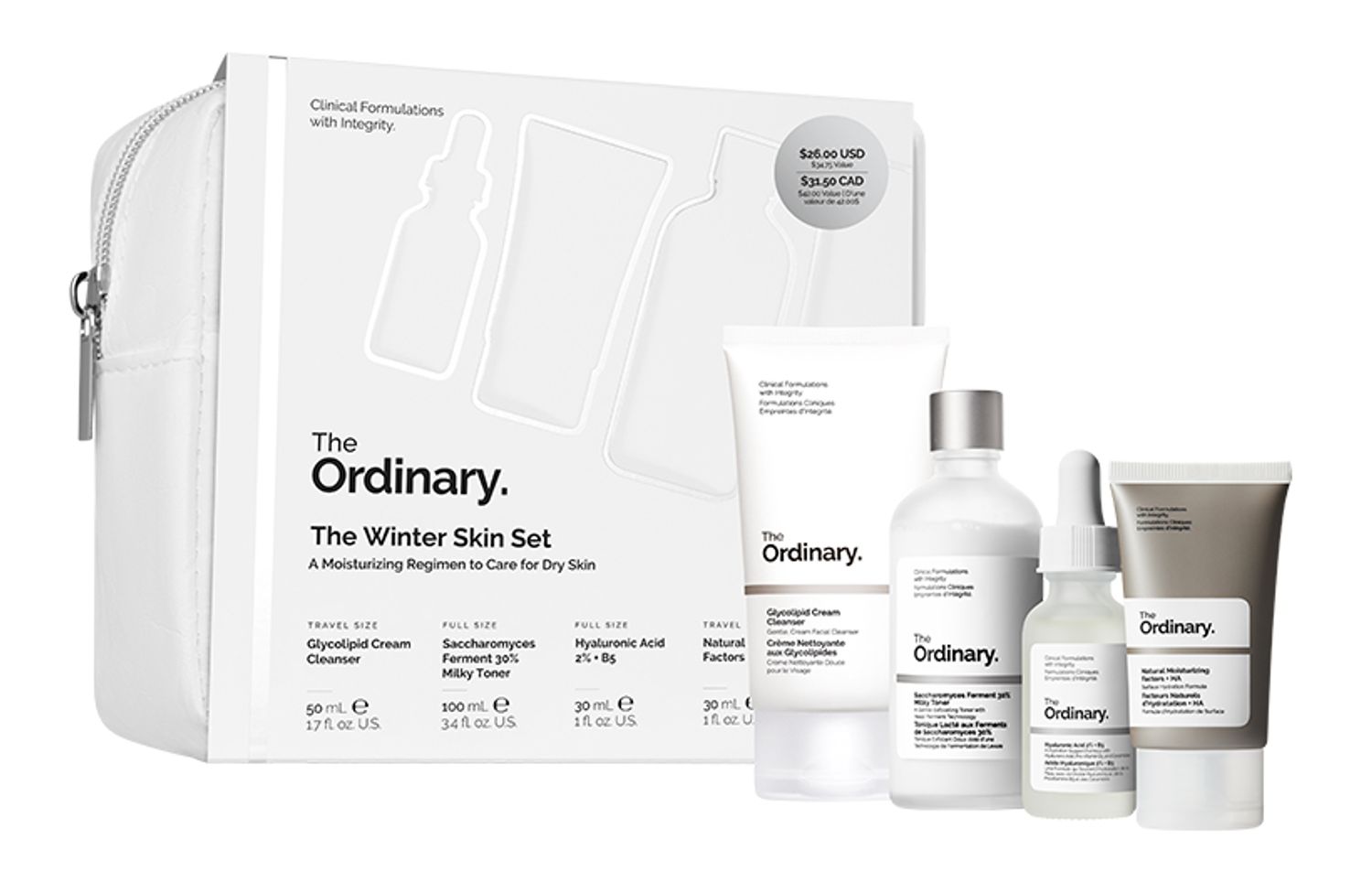 ウィンタースキンセット（数量限定）4950円／オーディナリー