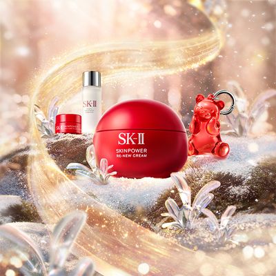 スキンパワー リニュー/エアリー クリーム トライアルキット 2025 ホリデーコレクション（数量限定）1万8700円（編集部調べ）／SK-II