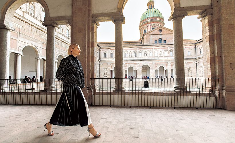 レッジョエミリアで行われた 2024秋冬コレクション