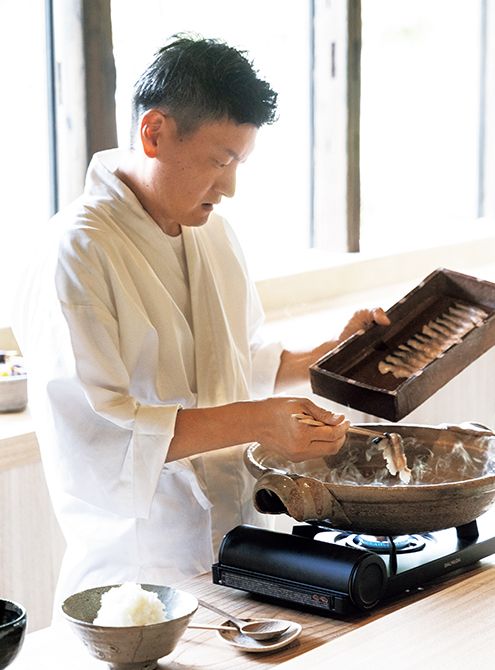 食材を無駄にせず、すべてを生かしきることを信条とする泉 貴友さん。