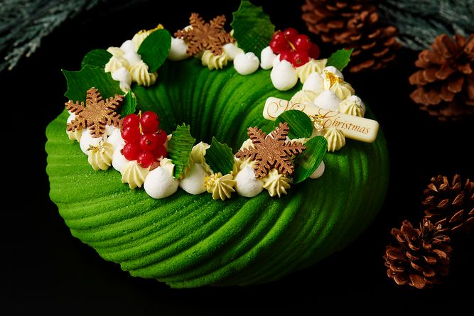 「クリスマスリースケーキ」18,000円（税込）、直径21cm