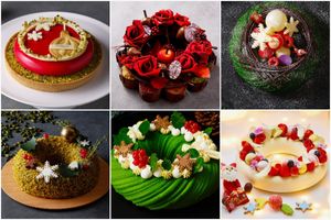 芸術品のような美しさ。名門ホテルの「リース型」クリスマスケーキ6選
