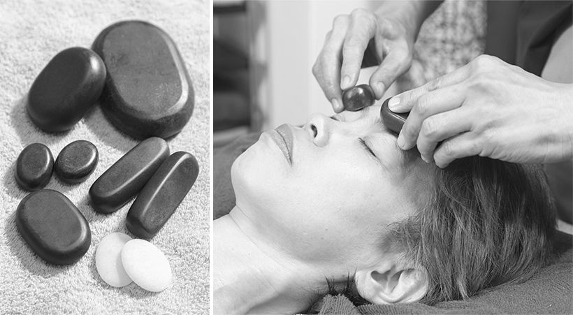 心地よい温かさが人気のホットストーン。