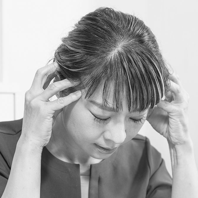 側頭筋マッサージ