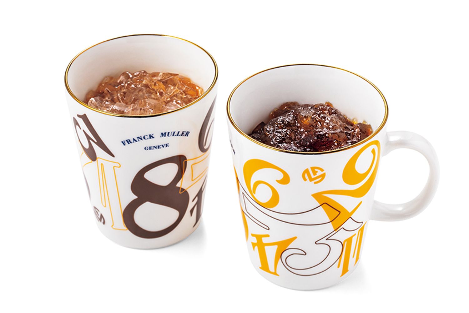 フランク ミュラー パティスリー　チョコ・和三盆プリン（2個セットで）1万800円。