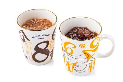 フランク ミュラー パティスリー　チョコ・和三盆プリン（2個セットで）1万800円。