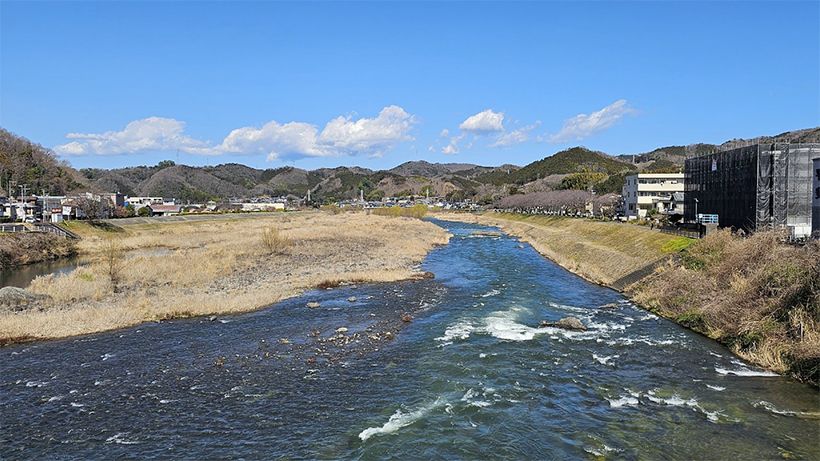 修善寺付近の狩野（かの）川