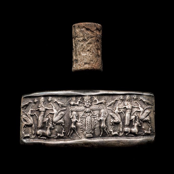 素材：アゲート 製作年：紀元前8～7世紀 製作国：ネオ･アッシリア