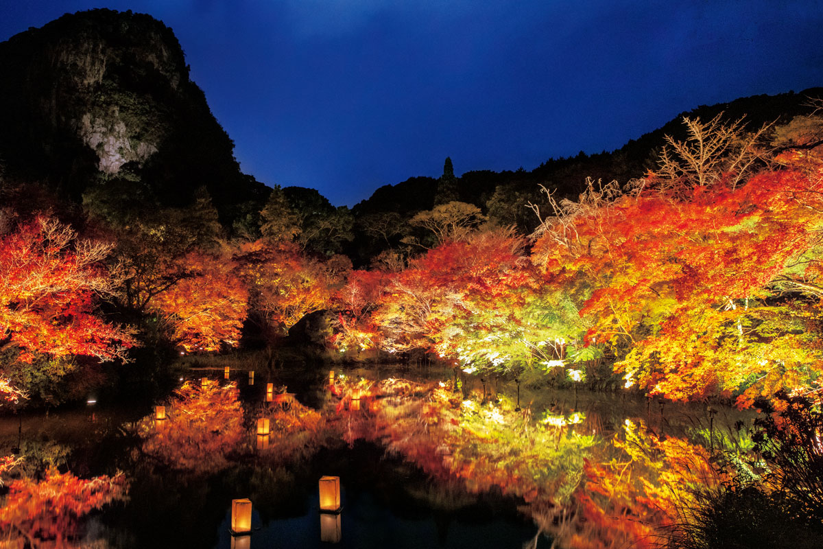 紅葉を楽しむ宿、佐賀・御宿竹林亭。名勝、御船山楽園の絶景が広がり 