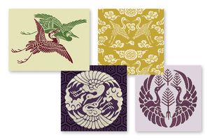 【千年の文様の教え】有職文様にも描かれる「2羽の鶴」の意味を知っていますか