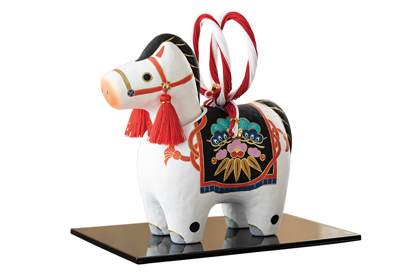 干支　午年　和飾り 楽天市場】おじゃみ午 / 午年 干支 ちりめん かわいい置物 和風