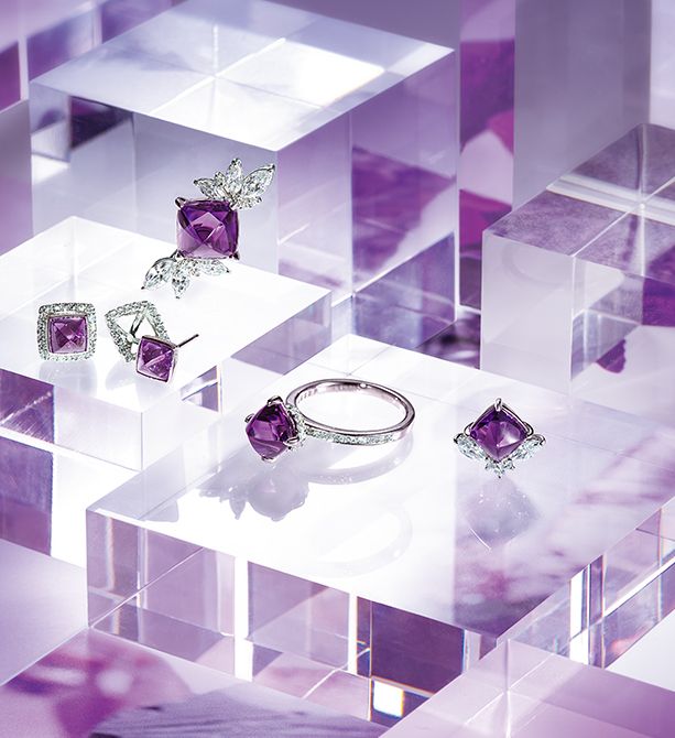 「紫の復権」を体現したアメシストのジュエリー